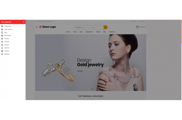 Sellya Jewellery Multi-Purpose Responsive OpenCart Theme