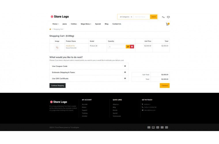 Faster Jewellery Pro Opencart theme