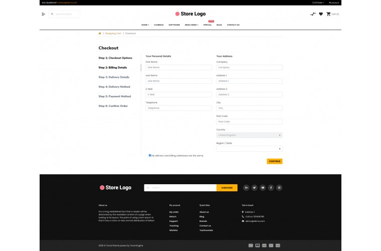 Sellegance Food Responsive and Clean OpenCart Theme