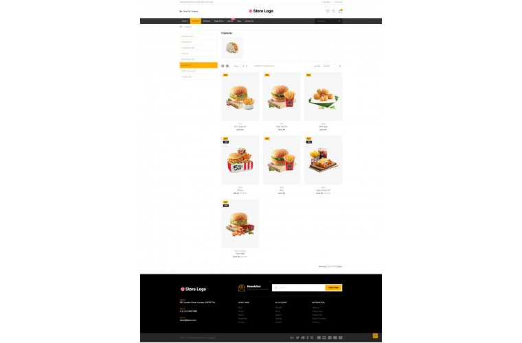 Food Market Shop - Multi-Purpose OpenCart Theme