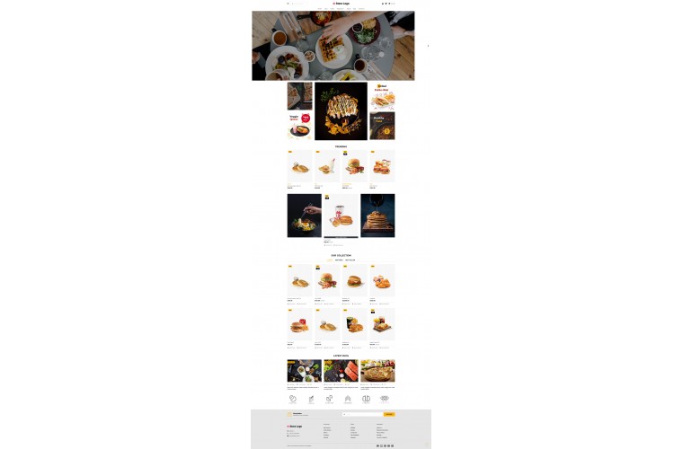 Fast Food Advanced Opencart theme