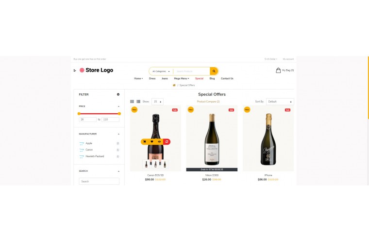 Sellya Alcohol Multi-Purpose Responsive OpenCart Theme
