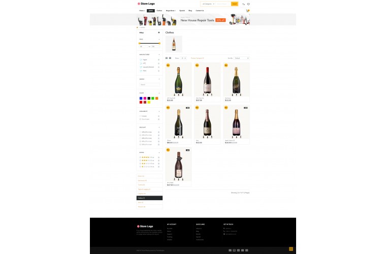 Faster Alcohol Pro Opencart theme