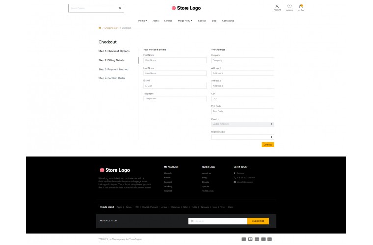 Next Stationery Shop - Responsive OpenCart theme