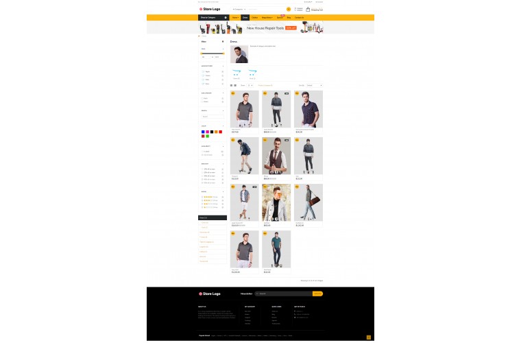 Grand Clothing Opencart fully responsive theme