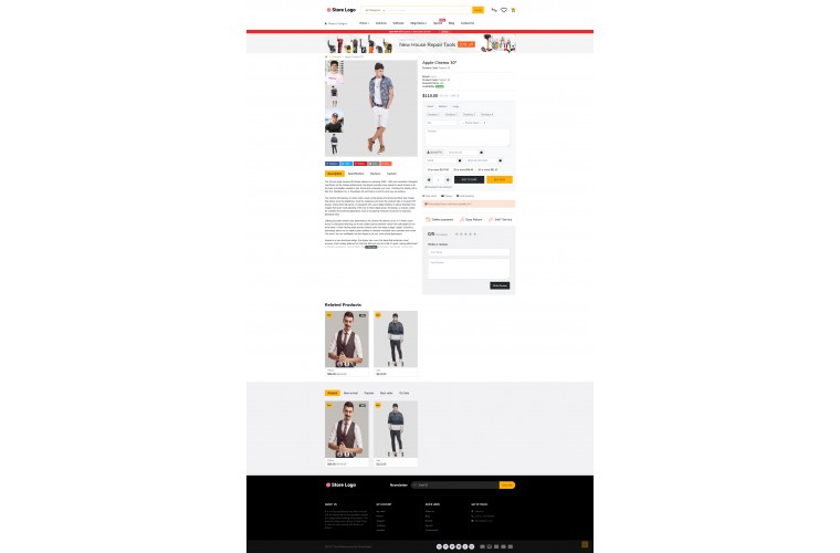 Journal Clothing Apparel Advanced Opencart Theme