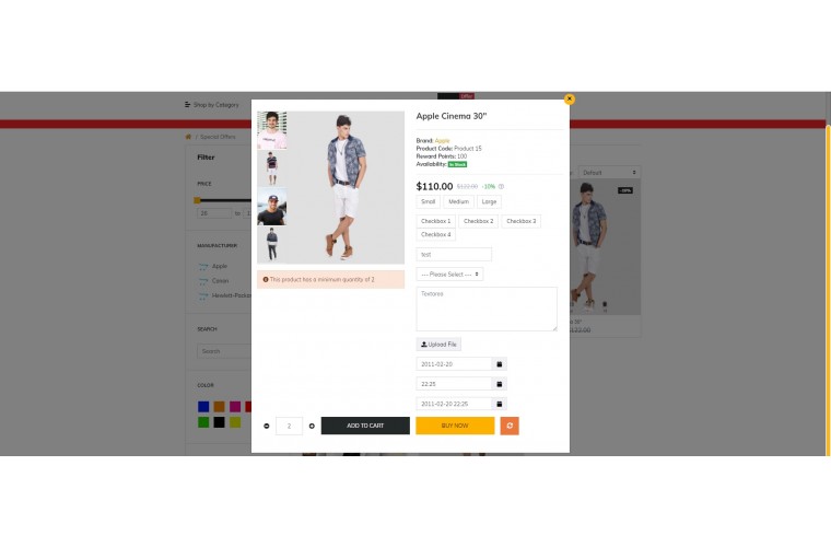 Journal Clothing Apparel Advanced Opencart Theme