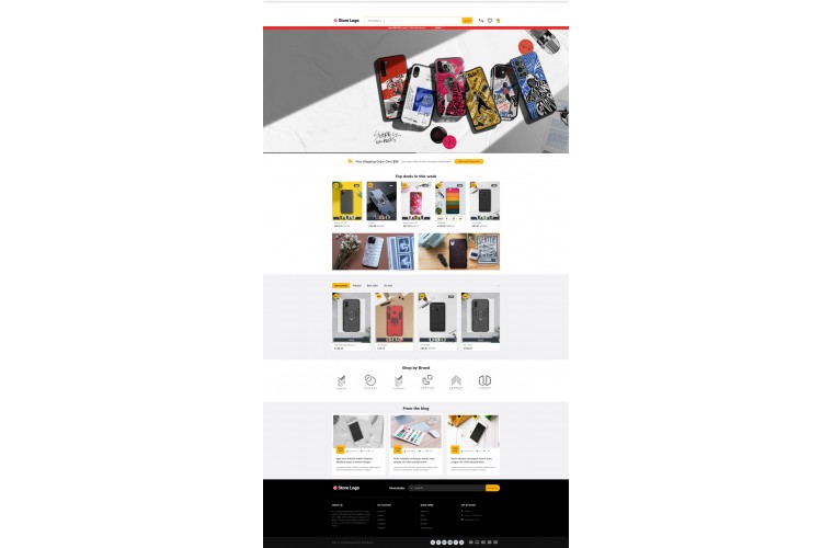 Journal Mobile case Cover Advanced Opencart Theme
