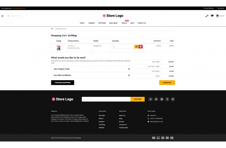 Sellegance Mobile case Responsive and Clean OpenCart Theme