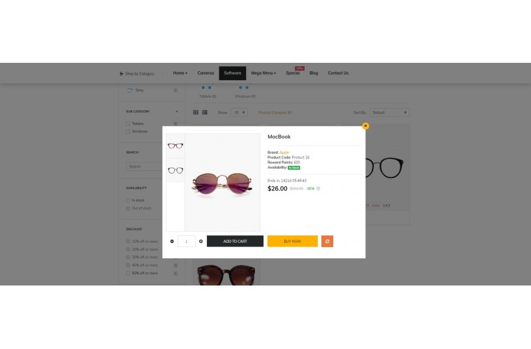 Journal Optical Spects Advanced Opencart Theme