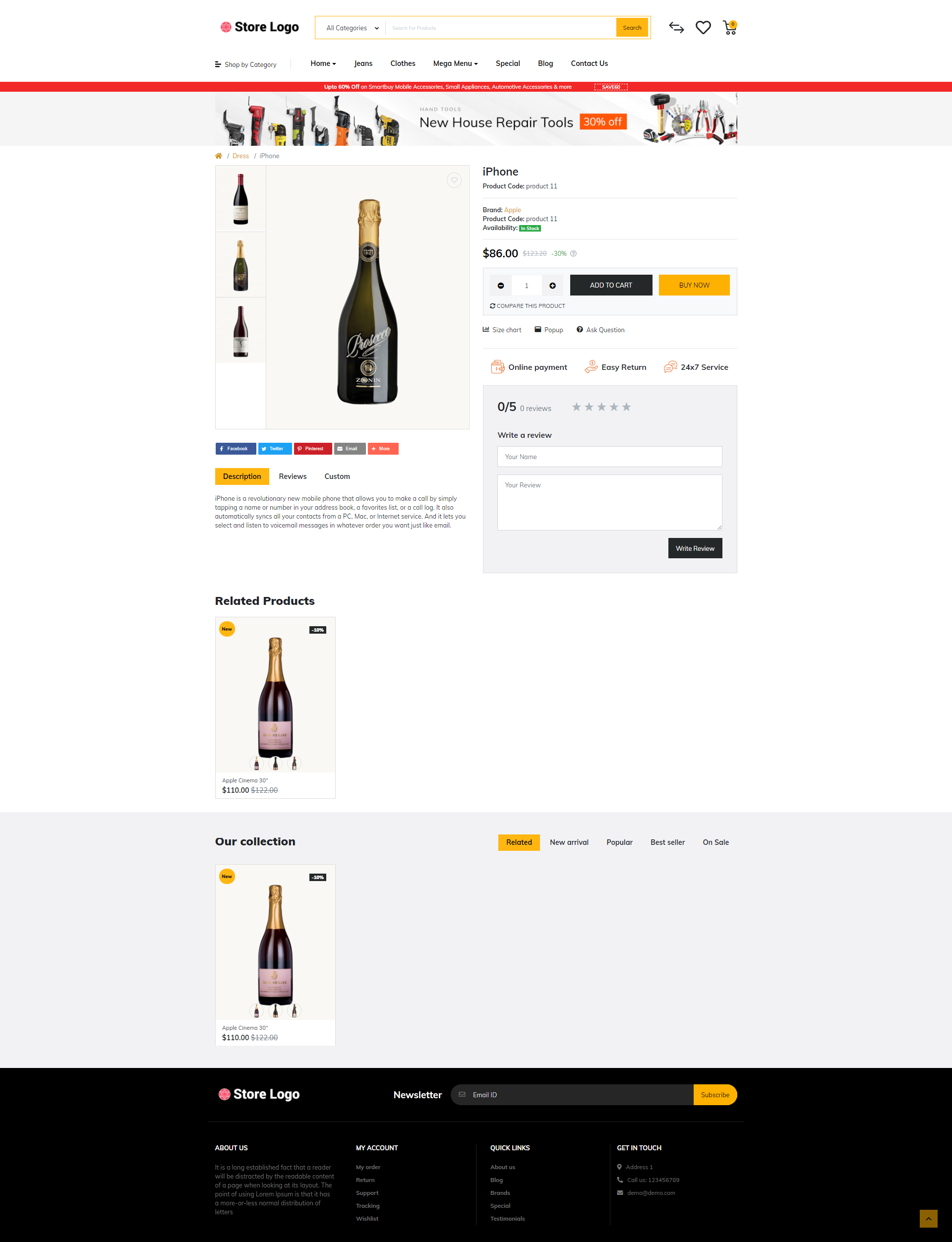 Liquor Market Shop - Advanced OpenCart Theme