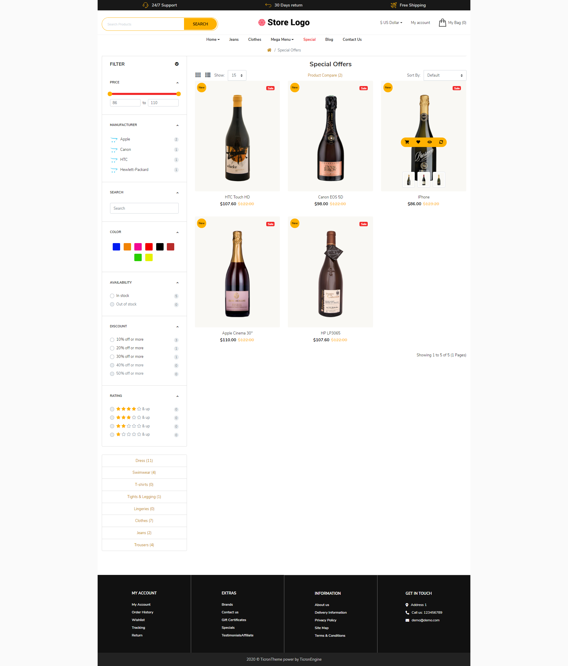 Liquor Revo - Drag & Drop Multipurpose OpenCart Theme