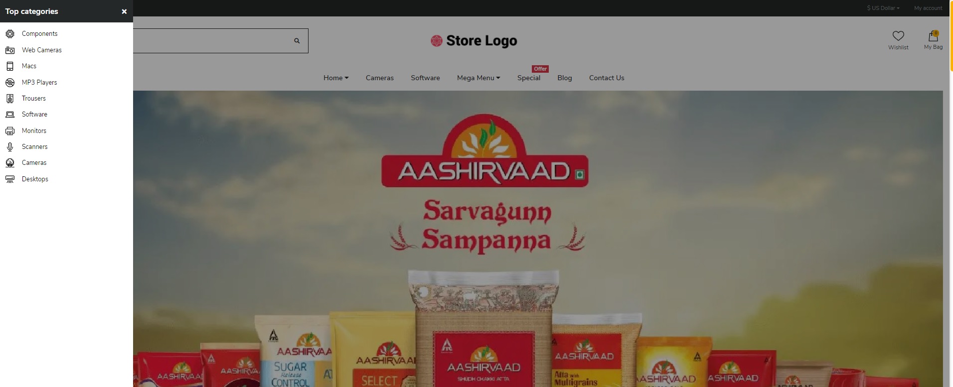 Shopica Grocery Advanced Opencart Theme