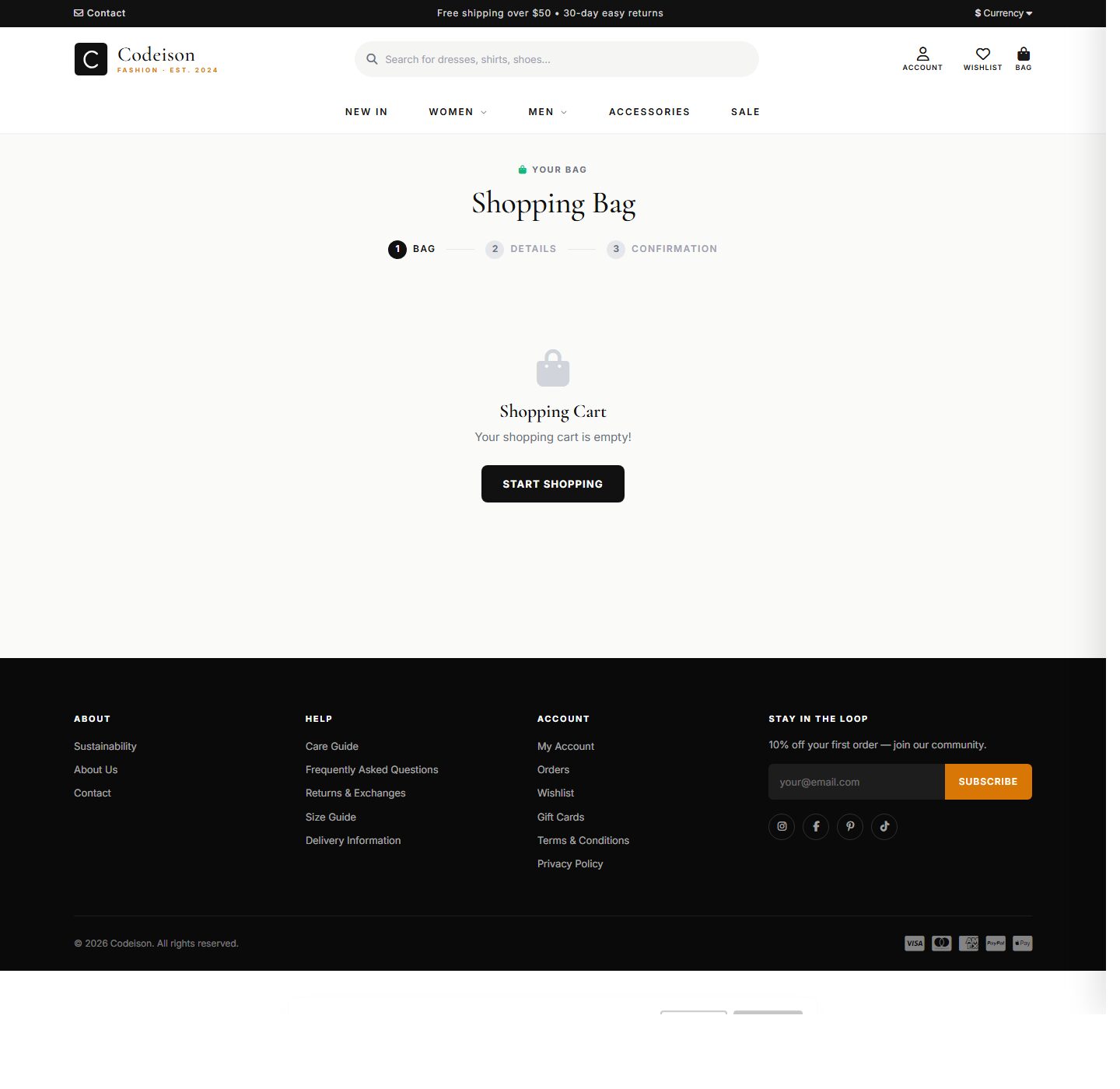 Launch a Fashion Store with Apparel Classic - OpenCart 4 Bold Theme screenshot 4