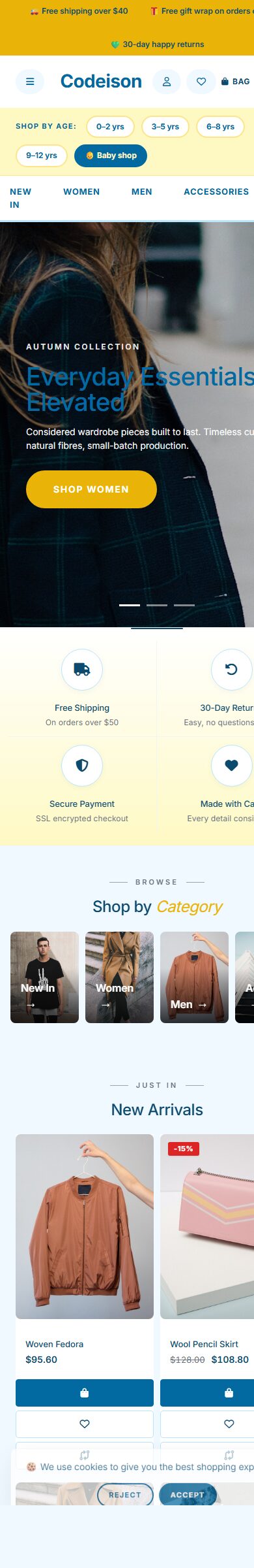 Apparel Classic x Bright - Fashion OpenCart 4 Starter Theme screenshot 6