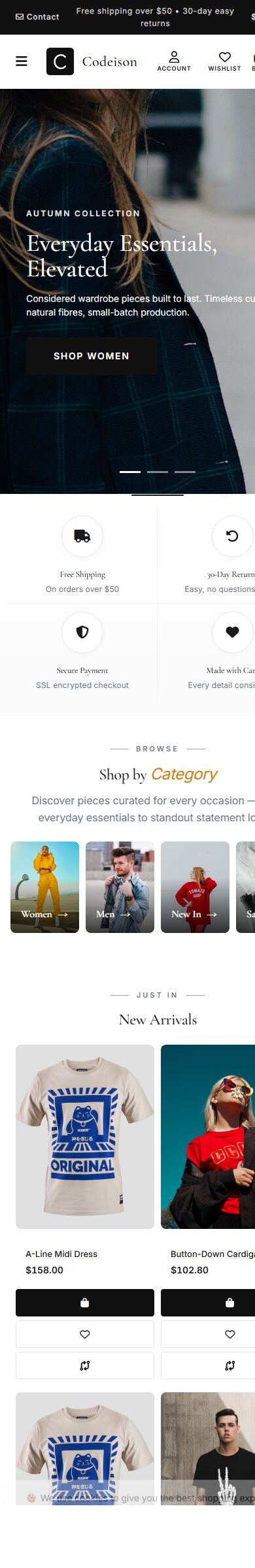 Apparel Classic OpenCart 4 Theme - Classic Layout for Fashion Stores screenshot 6