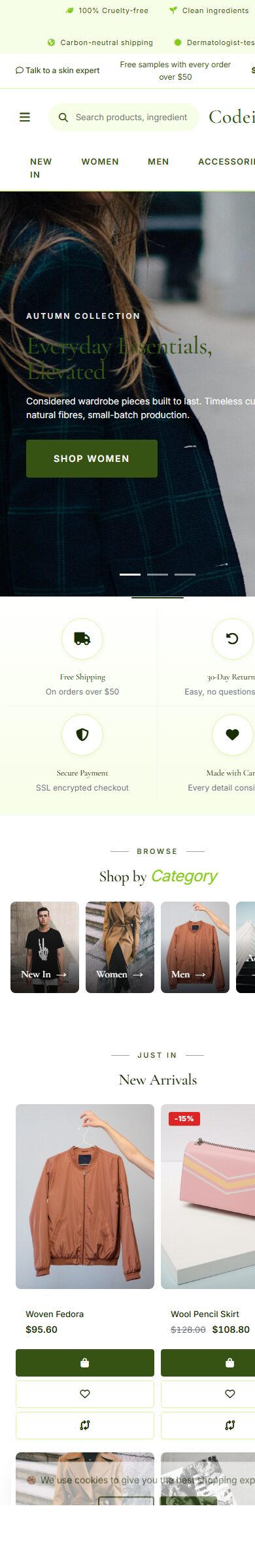 Sell Fashion Online: Apparel Classic OpenCart 4 Theme (Clean Layout) screenshot 6