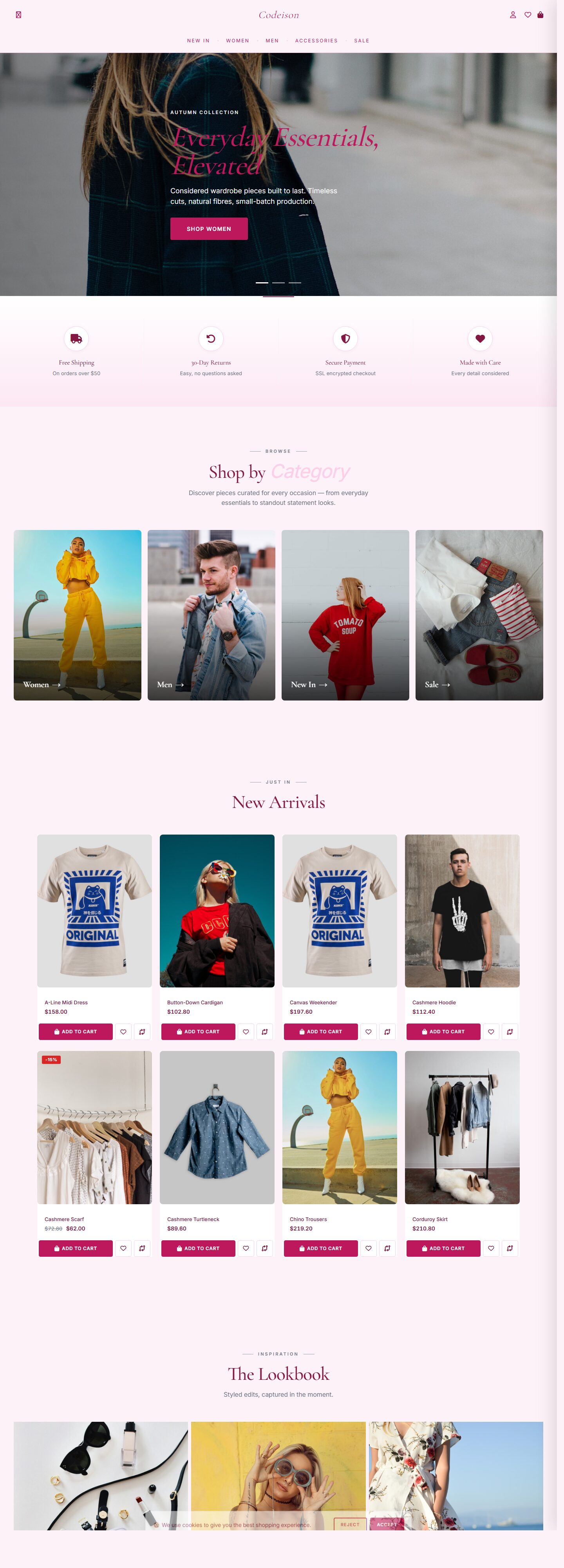 Fashion Storefront Theme - Apparel Classic/Soft for OpenCart 4