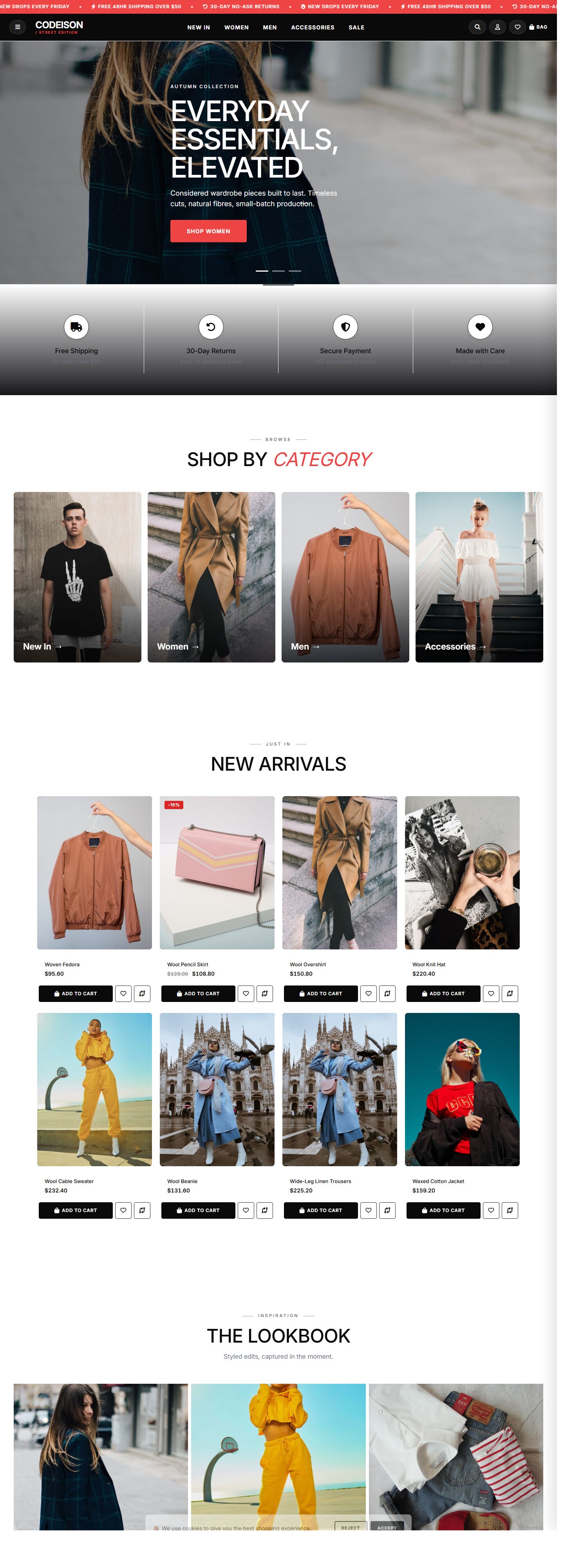 OpenCart 4 Fashion Template - Apparel Classic with Street Header