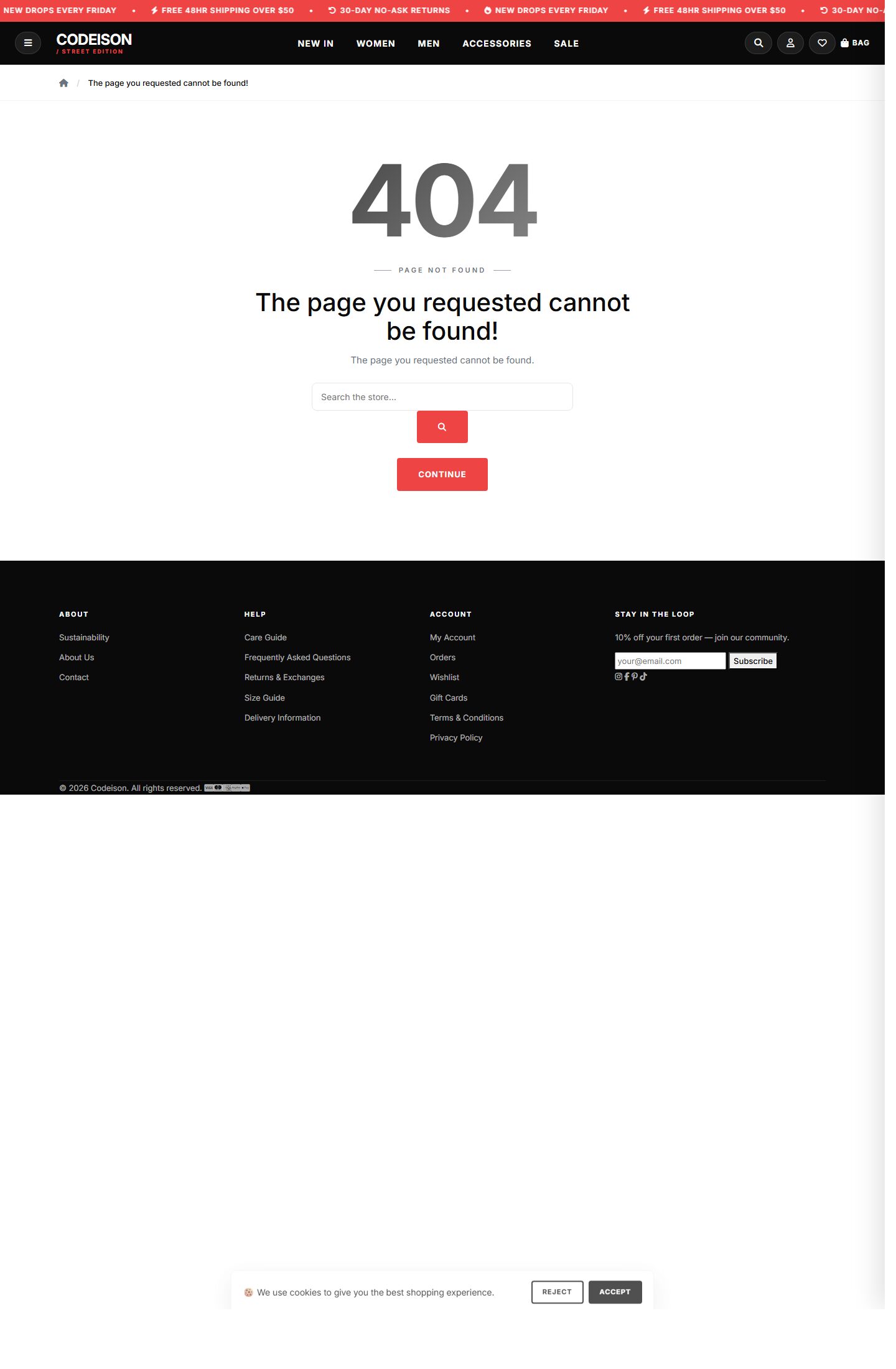OpenCart 4 Fashion Template - Apparel Classic with Street Header screenshot 3