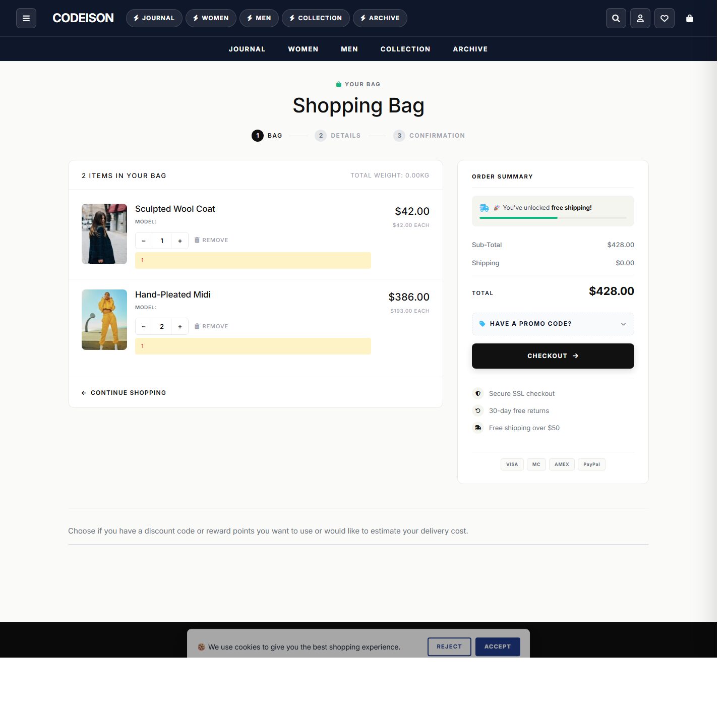 Apparel Editorial: Bold-Style OpenCart Theme for Modern Fashion screenshot 4