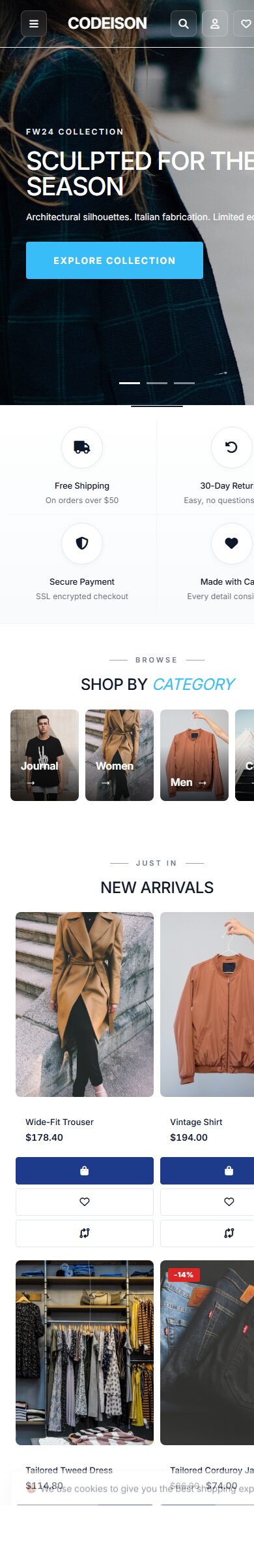 Apparel Editorial: Bold-Style OpenCart Theme for Modern Fashion screenshot 6