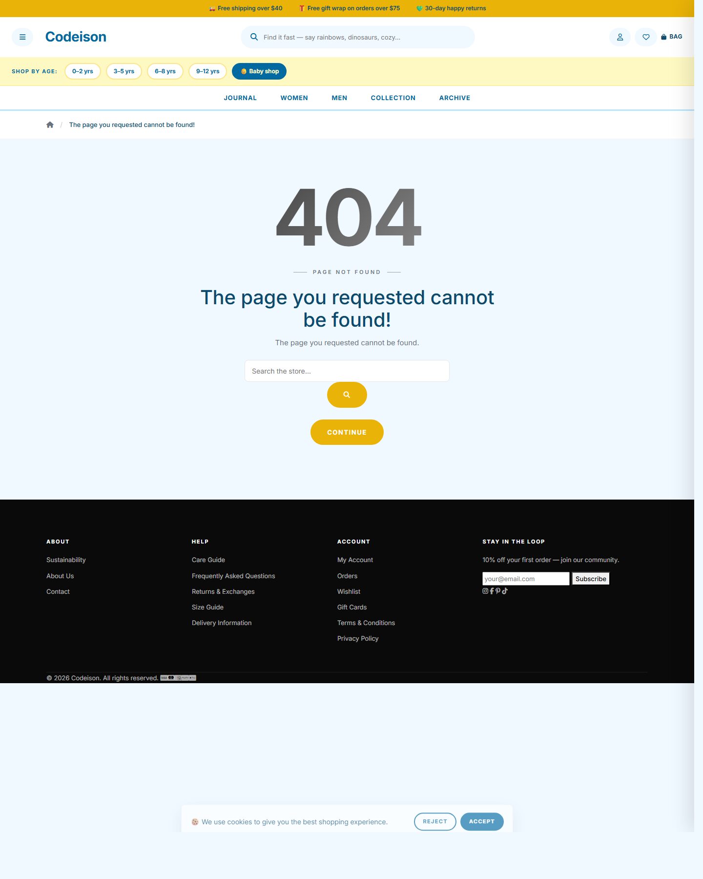 OpenCart 4 Fashion Template - Apparel Editorial with Bright Header screenshot 2