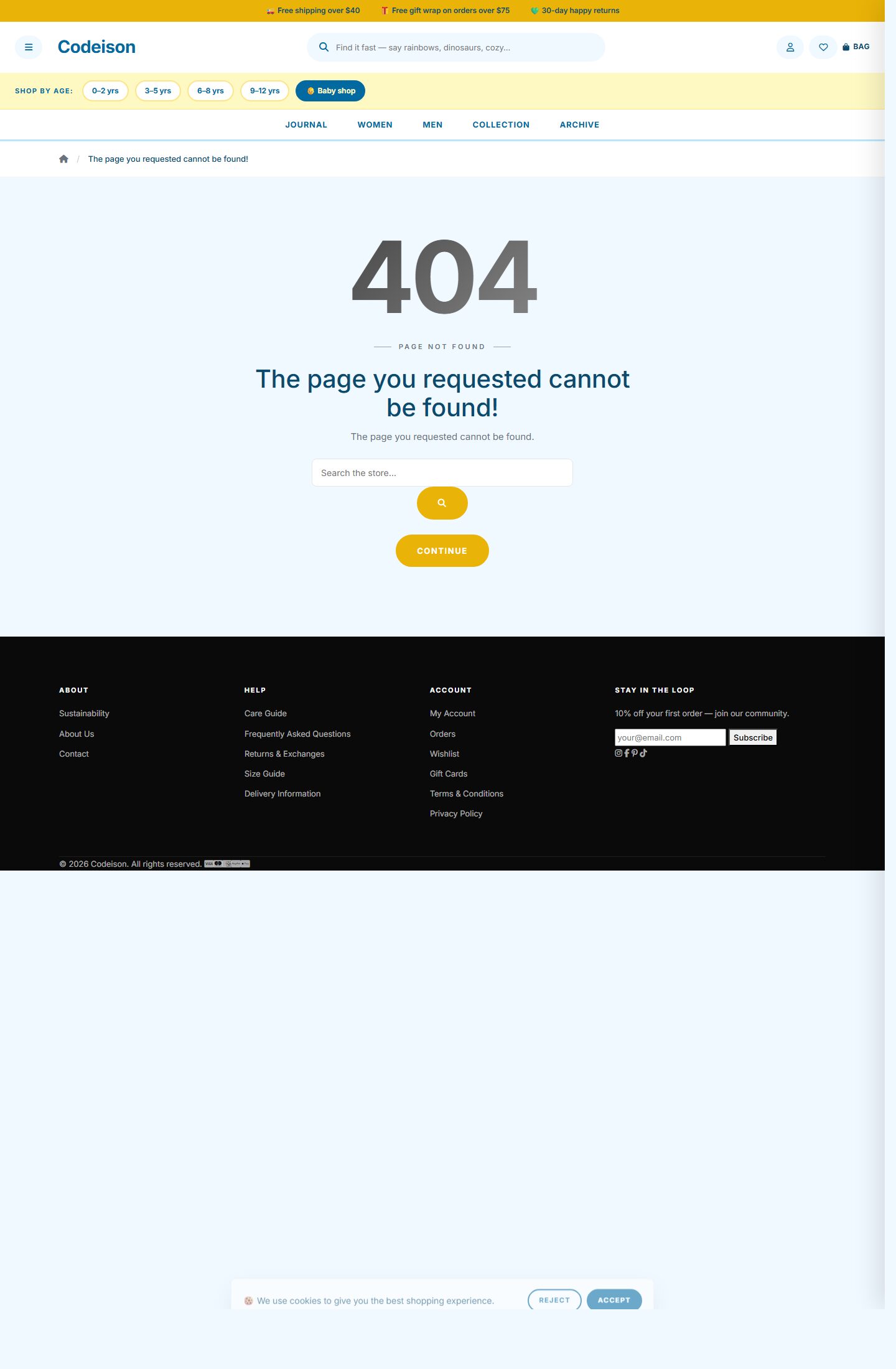 OpenCart 4 Fashion Template - Apparel Editorial with Bright Header screenshot 3