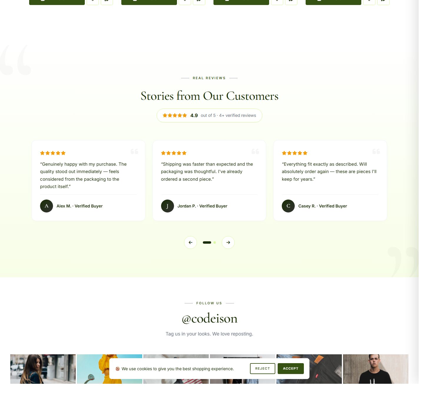 Clean Fashion Theme for OpenCart 4 - Apparel Editorial Edition screenshot 5