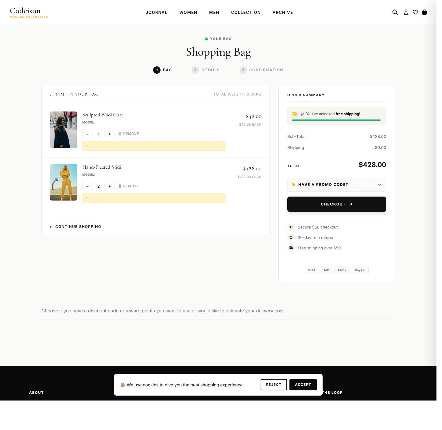 Conversion-Ready Fashion Theme - Apparel Editorial Modern Edition screenshot 4