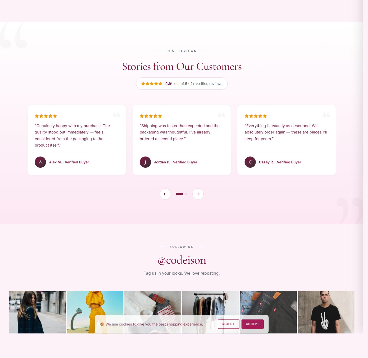Apparel Editorial OpenCart 4 Theme - Soft Layout for Fashion Stores screenshot 5