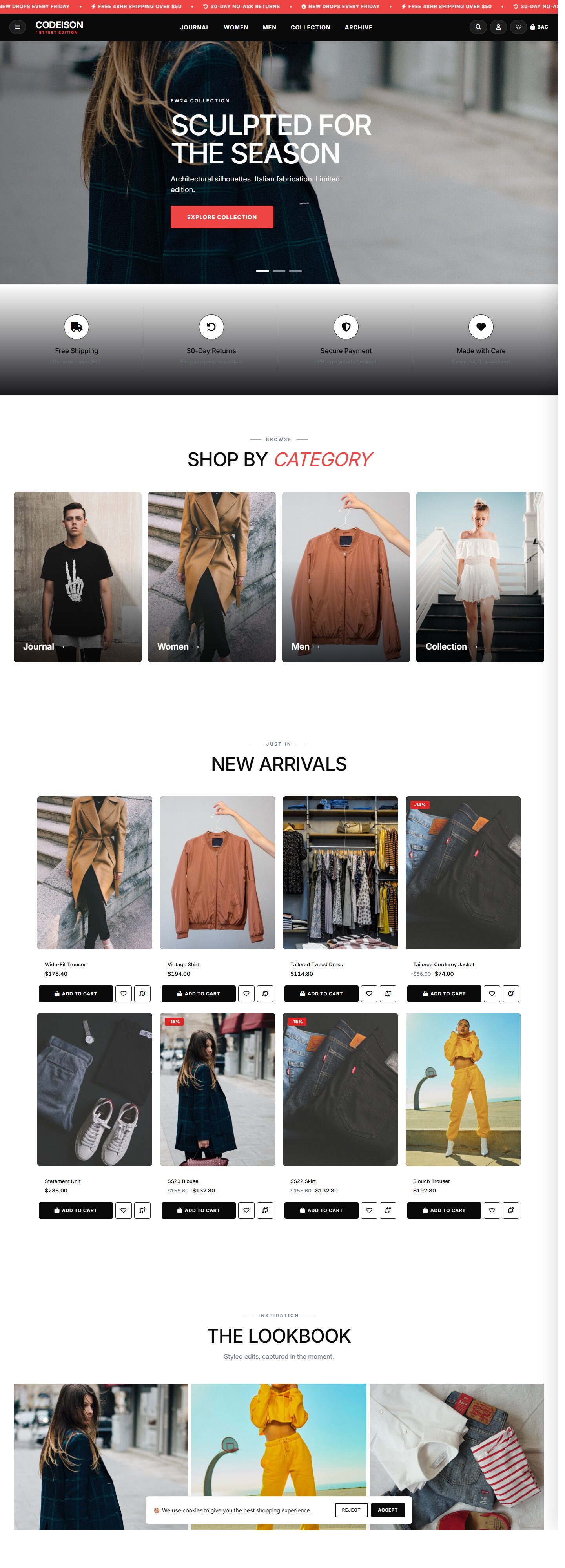 Street Apparel Editorial: OpenCart 4 Theme Built for Fashion Growth
