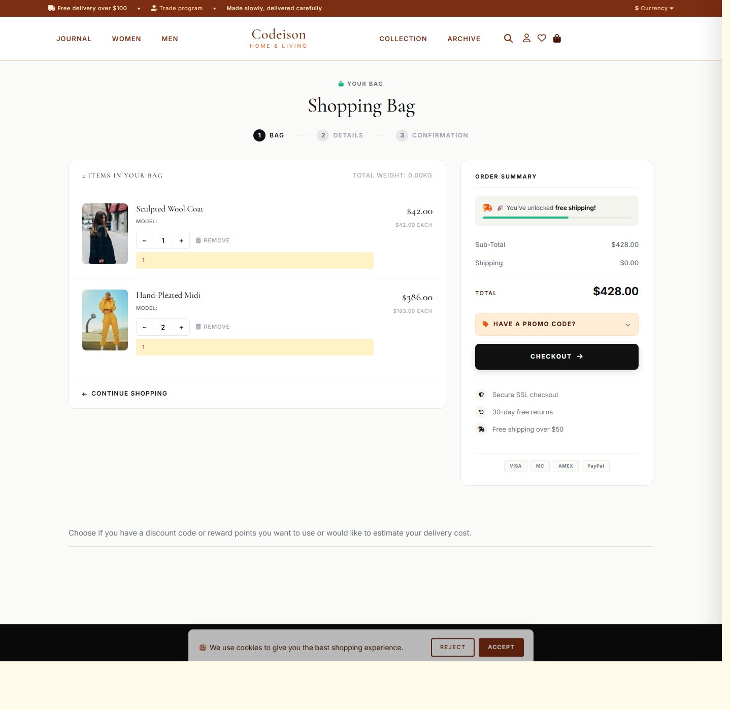 Premium Fashion Theme for OpenCart 4.1 | Apparel Editorial Warm screenshot 4