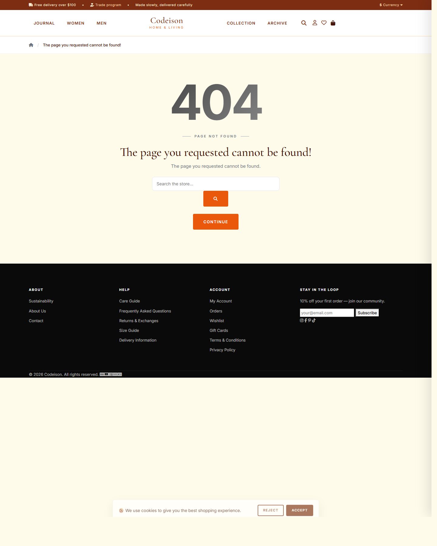 Premium Fashion Theme for OpenCart 4.1 | Apparel Editorial Warm screenshot 2