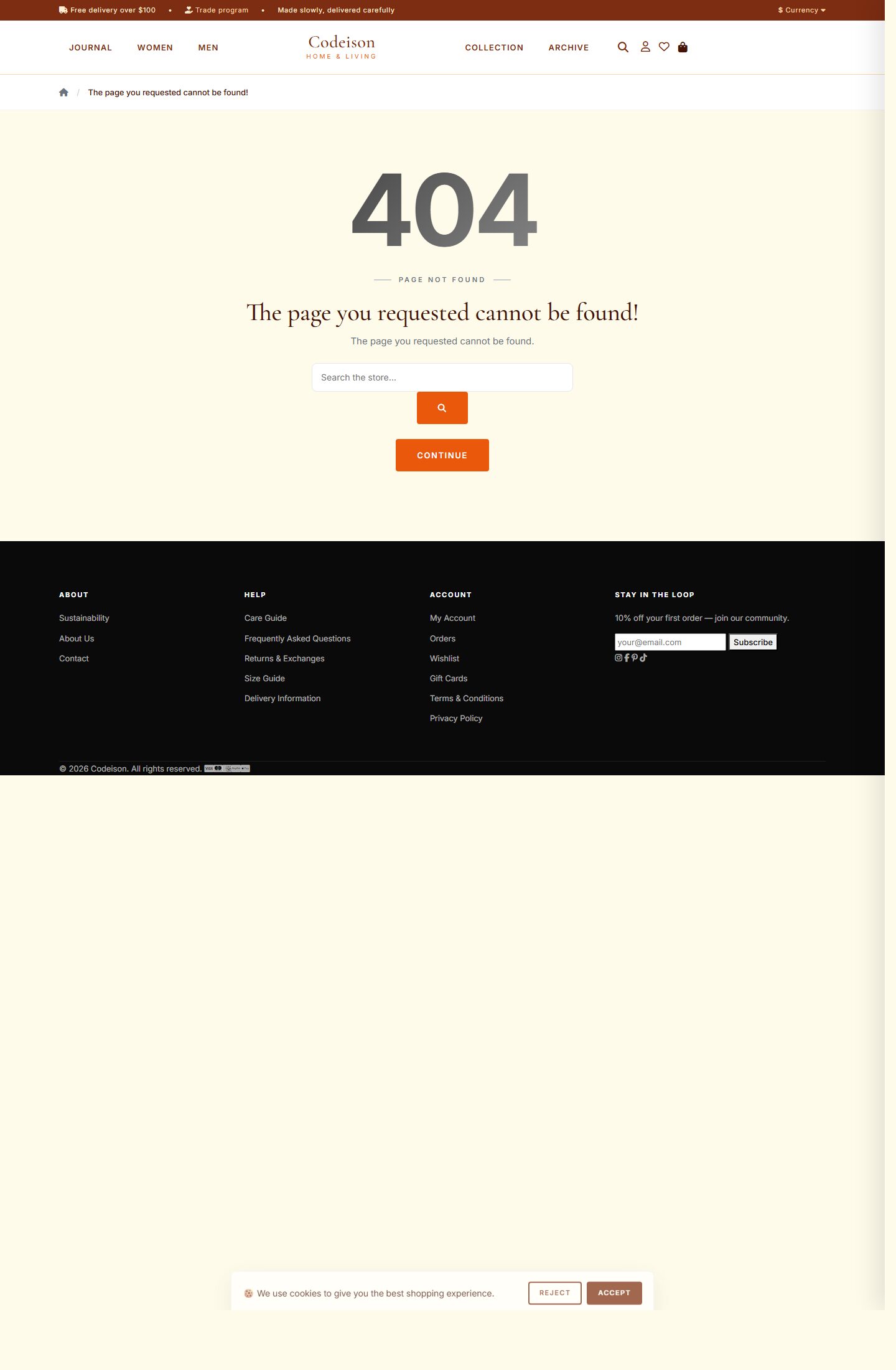 Premium Fashion Theme for OpenCart 4.1 | Apparel Editorial Warm screenshot 3