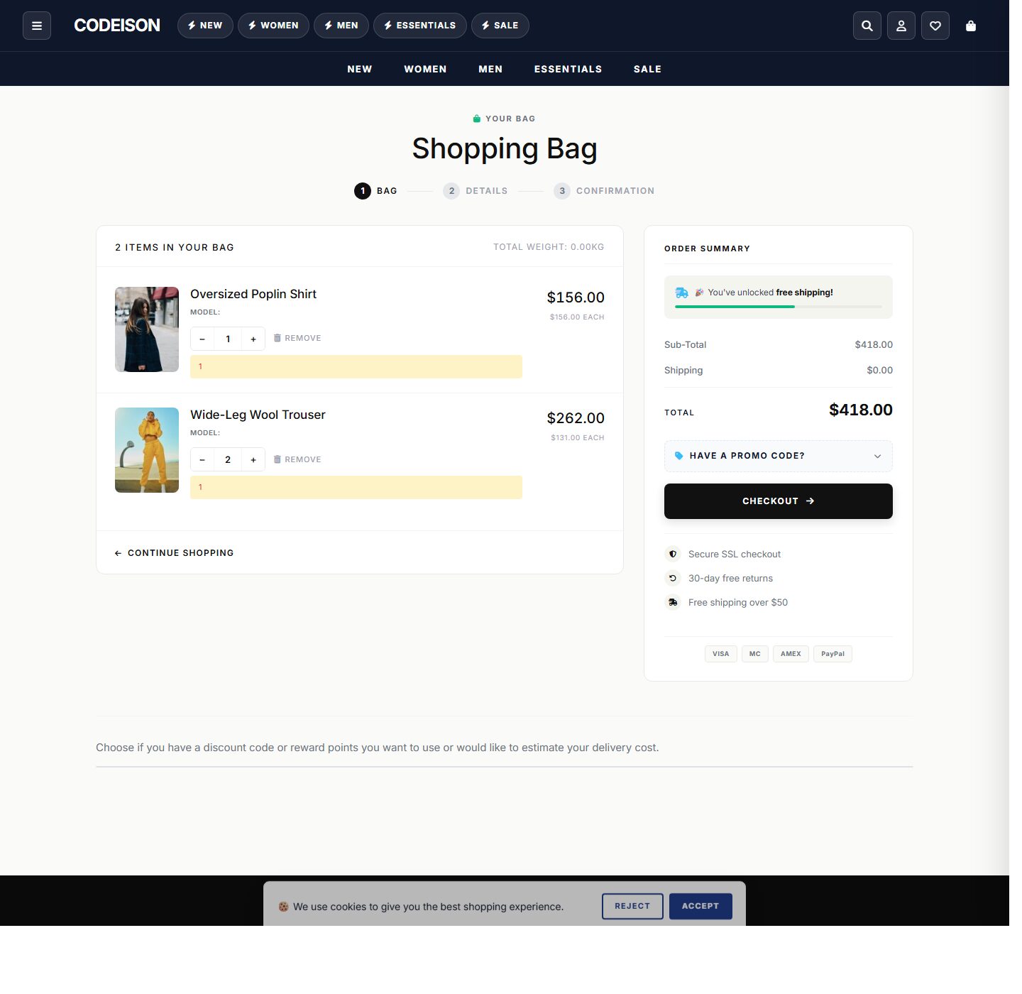 Mobile-First Fashion OpenCart Theme - Apparel Modern/Bold screenshot 4
