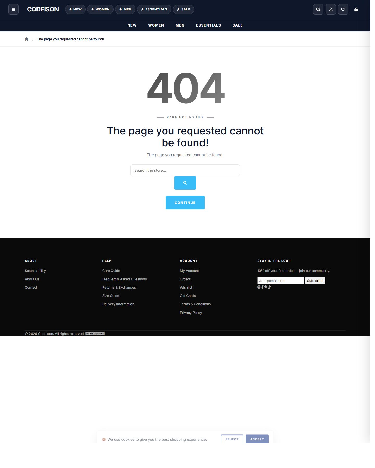 Mobile-First Fashion OpenCart Theme - Apparel Modern/Bold screenshot 2