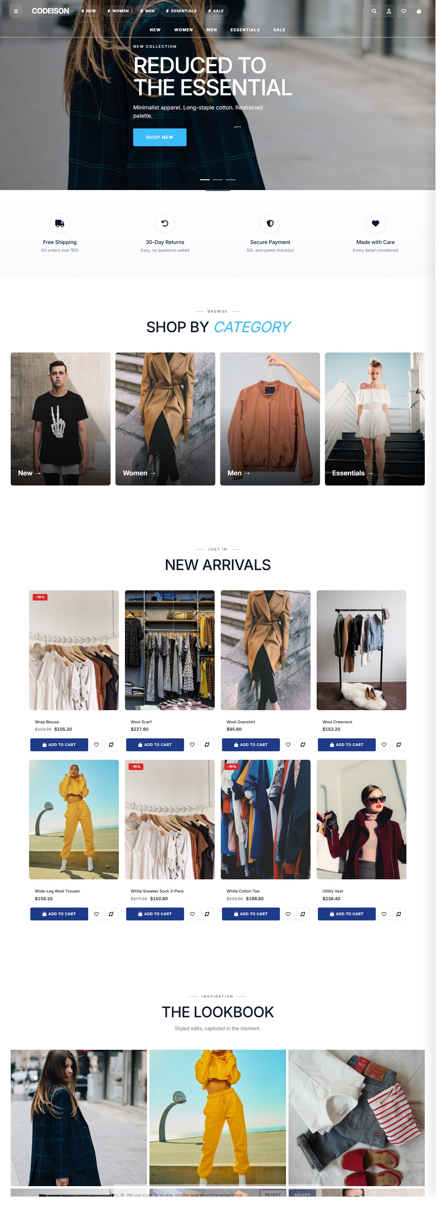 Mobile-First Fashion OpenCart Theme - Apparel Modern/Bold