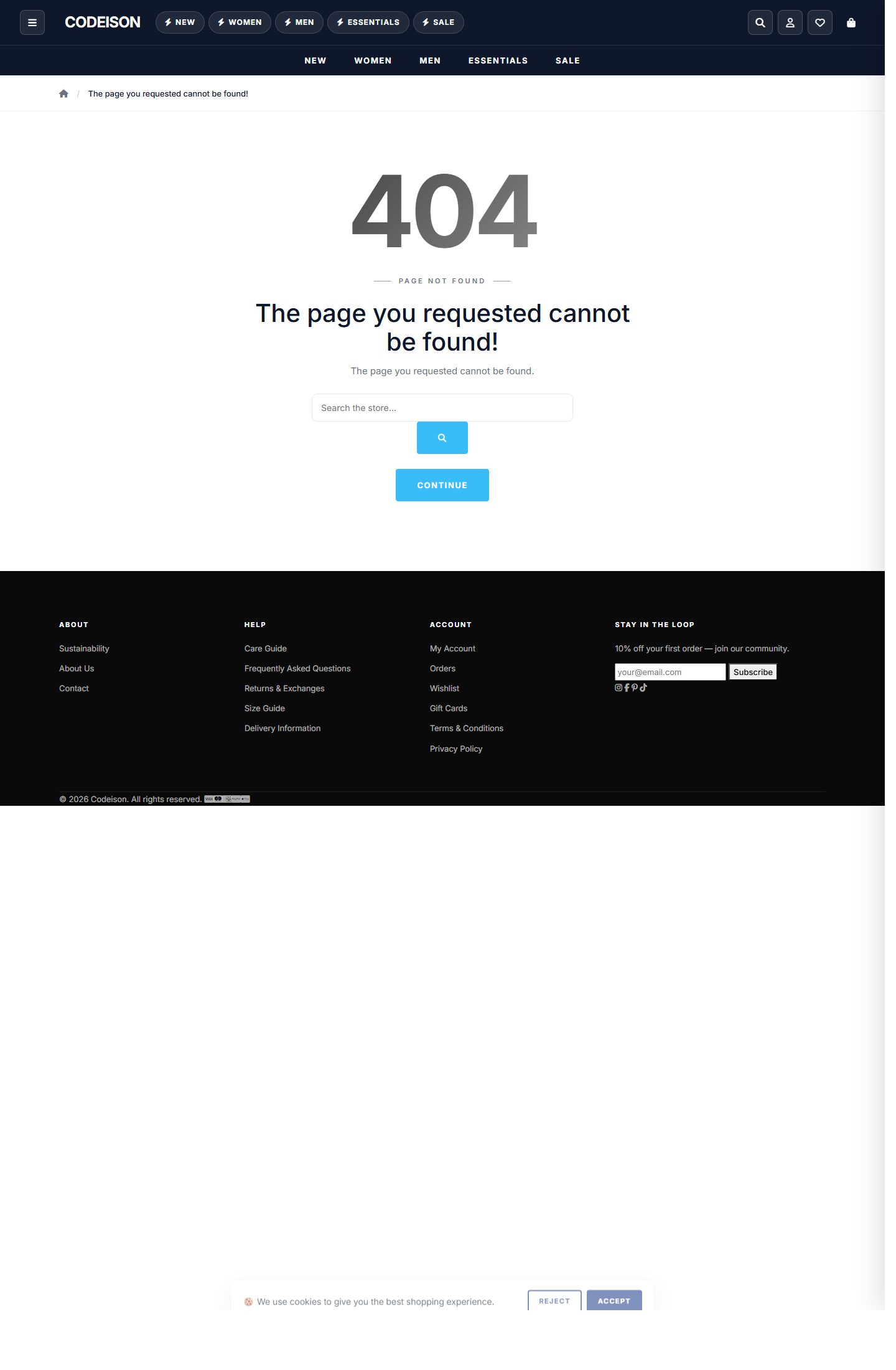 Mobile-First Fashion OpenCart Theme - Apparel Modern/Bold screenshot 3