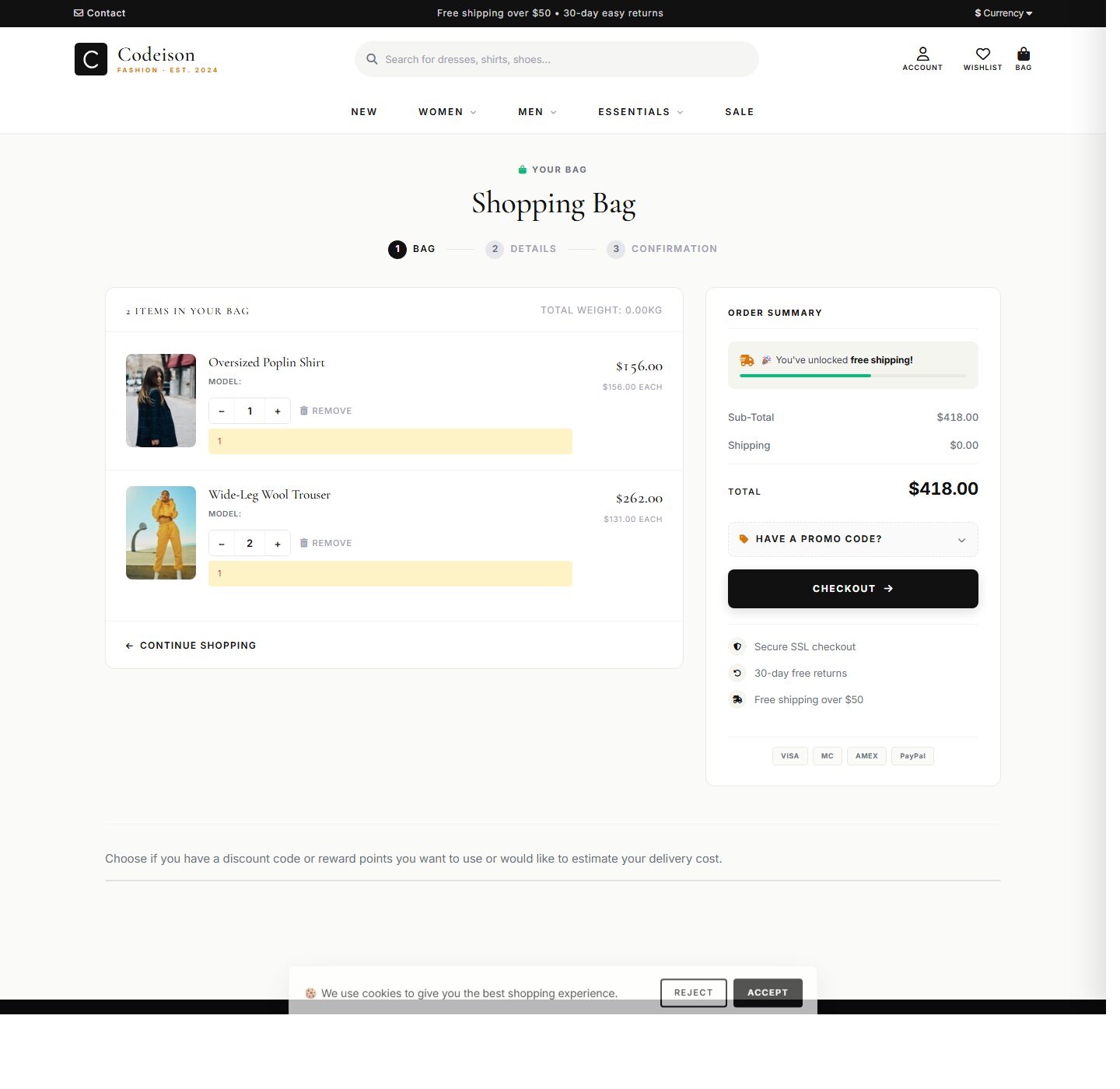 Fashion Storefront Theme - Apparel Modern/Classic for OpenCart 4 screenshot 4