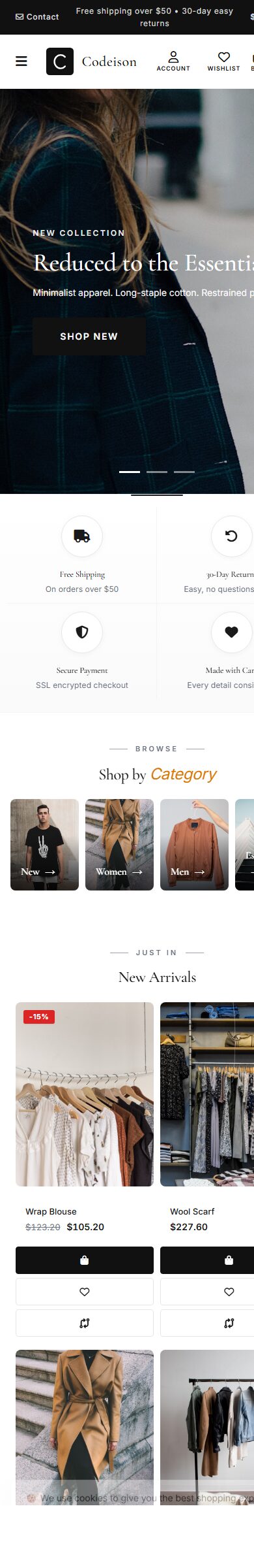 Fashion Storefront Theme - Apparel Modern/Classic for OpenCart 4 screenshot 6