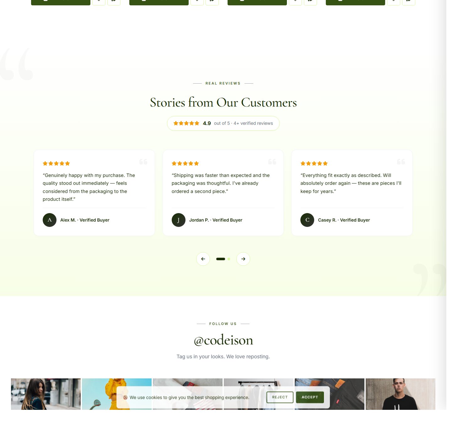 OpenCart 4 Theme for Fashion: Apparel Modern Pack, Clean Header screenshot 5