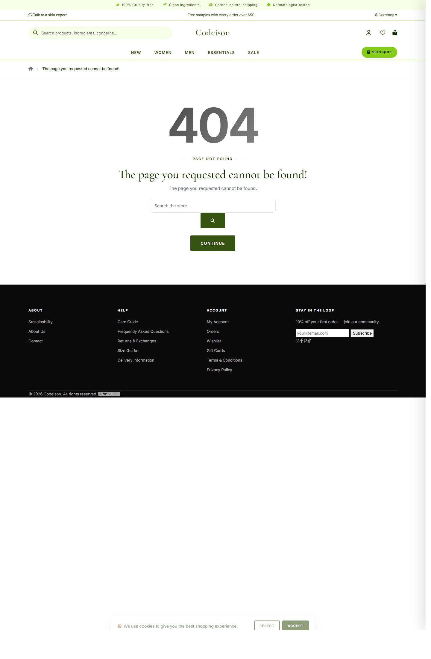 OpenCart 4 Theme for Fashion: Apparel Modern Pack, Clean Header screenshot 3