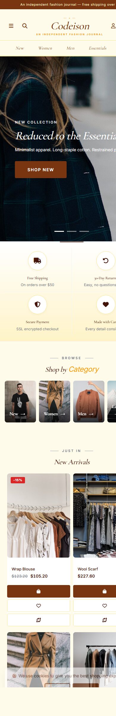 Sell Fashion Online: Apparel Modern OpenCart 4 Theme (Editorial Layout) screenshot 6