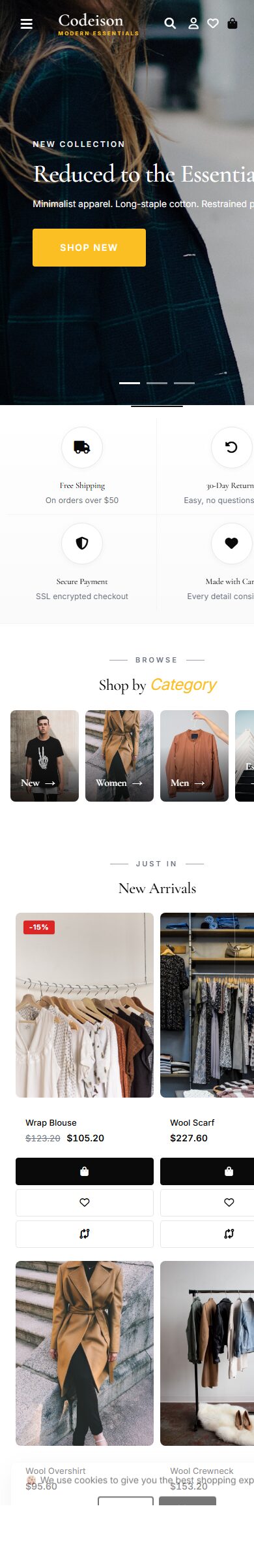 Modern-First OpenCart Theme for Fashion Brands - Apparel Modern screenshot 6