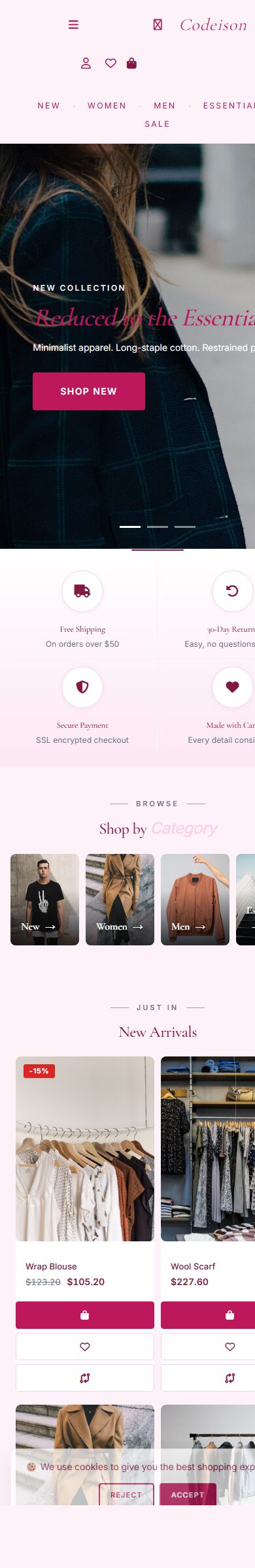 Fashion Boutique OpenCart Theme | Apparel Modern Soft Design screenshot 6