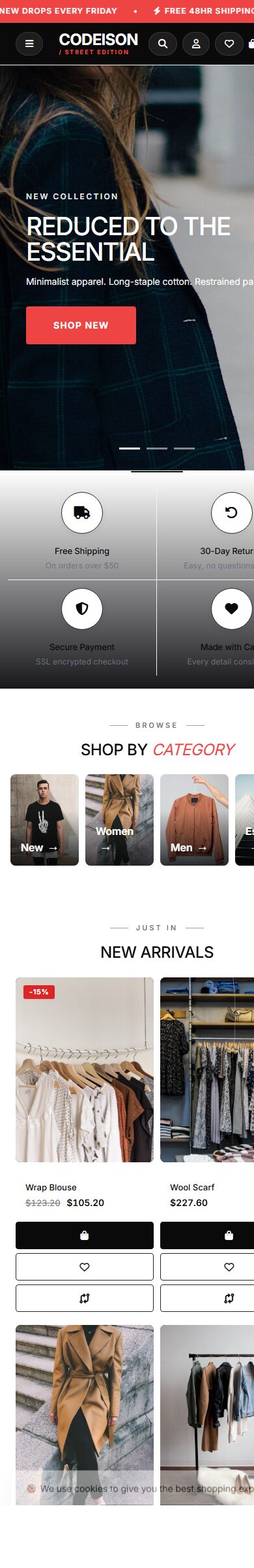 Apparel Modern x Street - Fashion OpenCart 4 Starter Theme screenshot 6