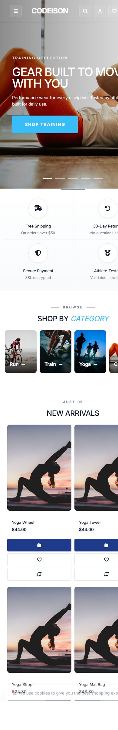 Launch a Sportswear Store with Athleisure Bold - OpenCart 4 Bold Theme screenshot 6