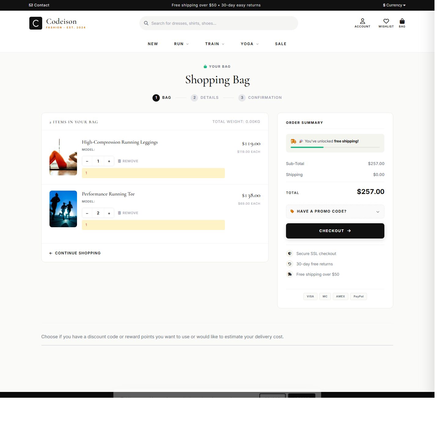 Athleisure Bold OpenCart 4 Theme - Classic Layout for Sportswear Stores screenshot 4