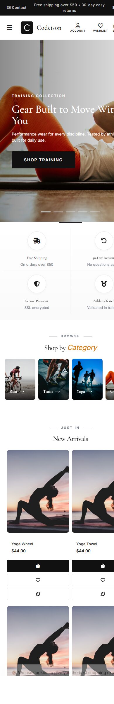 Athleisure Bold OpenCart 4 Theme - Classic Layout for Sportswear Stores screenshot 6